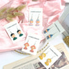 Women's Cute Cartoon Doll Earrings Creative Resin And Plastic Jewelry For Wholesale