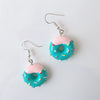 Women's Cute Macaron Donut Resin Earrings With Geometric Foodinspired Design And Ear Hook Closure Wholesale