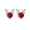 Women's Deer Antler Earrings Simple Alloy Design With Electroplated Finish And Steel Ear Needles