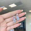 Women's Dropshaped Elegant Luxury S925 Sterling Silver Electroplated Earrings