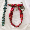 Women's Elastic Cloth Rabbit Ears Headbands Geometric Style For Christmas