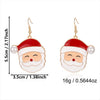 Women’s Electroplated Alloy Christmas Tree Drop Earrings With Cute Ghost And Crown Design And Stainless Steel Posts