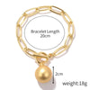 Women's Electroplated Alloy Multilayer Pearl Irregular Geometry Bracelet