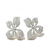 Women's Electroplated Copper Butterfly Flower Earrings With Steel Ear Needles And Sparkling High End Animal Inspired Style