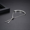Women's Electroplated Copper Geometric Zircon Pull Bracelet Minimalist Fashion Jewelry
