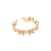 Women's Electroplated Metal Open Heart Ring Simple Retro Geometric Adjustable Finger Ring Ins Style Jewelry