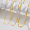 Women's Electroplated Stainless Steel Geometric Layered Choker Necklace With Simple Light Luxury Style