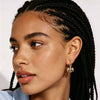 Women's Electroplated Zinc Alloy Dragonfly Earrings With Retro Literary Animal Design And Steel Ear Needles