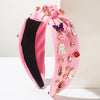Women's Elegant Fabric Headband With Diamond Set For Music Festival