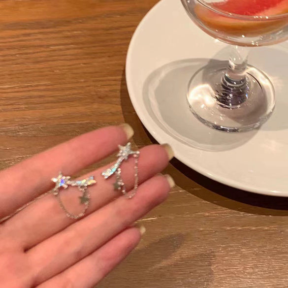 Women's Elegant Fashionable Ear Studs With Pearl Mango Shape Alloy Material Electroplating Treatment And Bow Pattern