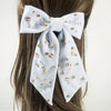 Women's Elegant Geometric Fabric Rhinestone Diamond Spring Clip Hair Tie Accessories