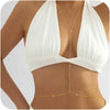 Women's Elegant Layered Copper Bikini Belly Chain Geometric Waist Jewelry With Electroplated Bohemian Style
