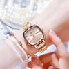 Women's Elegant Light Luxury Alloy Waterproof Luminous Round Dial Watch