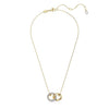 Women's Elegant Minimalist Geometric Circle Necklace In Electroplated Copper With Regular Chain Fresh Sweet Versatile Pendant Jewelry