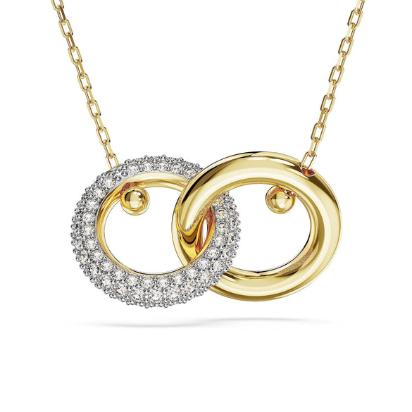Women's Elegant Minimalist Geometric Circle Necklace In Electroplated Copper With Regular Chain Fresh Sweet Versatile Pendant Jewelry