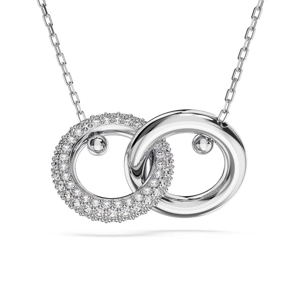 Women's Elegant Minimalist Geometric Circle Necklace In Electroplated Copper With Regular Chain Fresh Sweet Versatile Pendant Jewelry