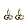 Women's Elegant Simple Style Alloy Earrings With Electroplating