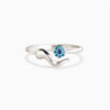 Women's Evil Devil Eye Ring S925 Sterling Silver Geometric Electroplated