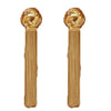 Women's Exaggerated Flower And Butterfly Tassel Earrings With Electroplated Iron Design And Stainless Steel Ear Posts Fashion Jewelry