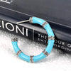 Women's Exaggerated Geometric Antique Style Enamel Glaze Earrings With Electroplated Alloy And Silver Posts