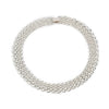 Women's Exaggerated Hollow Geometric Iron Wide Chain Necklace In Punk Hip Hop Style Statement Jewelry