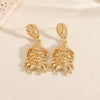 Women's Exaggerated Skull Clown Earrings With Electroplated Iron Design And 925 Silver Ear Needles For Wholesale Jewelry Collections