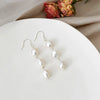 Women's Exotic Natural Baroque Freshwater Pearl 925 Silver Alien Shape Earrings