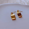 Women's Exotic 925 Silver Needle Natural Freshwater Pearl Alien Shape Earrings