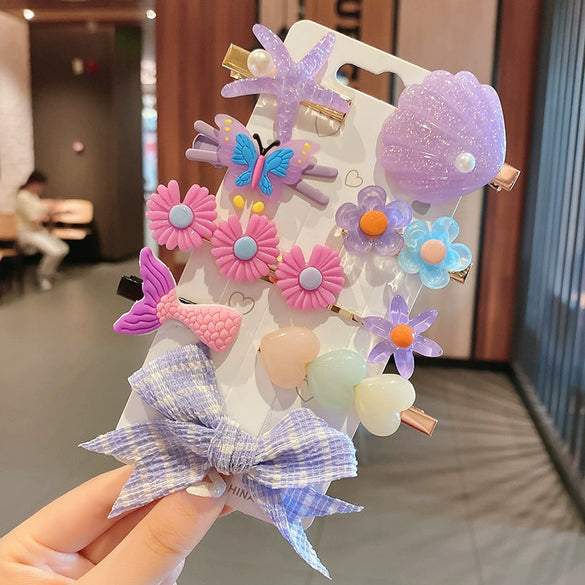 Women's Fabric Handmade Cartoon Plants And Flowers Style Side Bangs Hairpin Hair Accessories