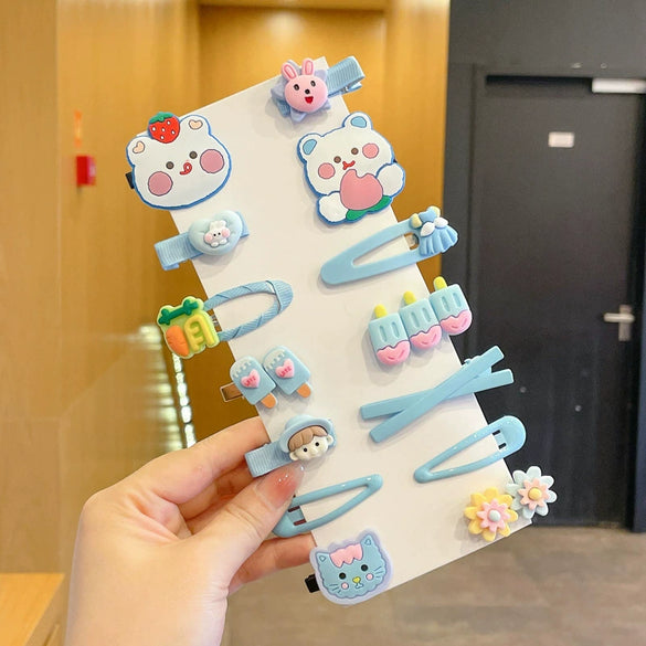 Women's Fabric Handmade Cartoon Plants And Flowers Style Side Bangs Hairpin Hair Accessories