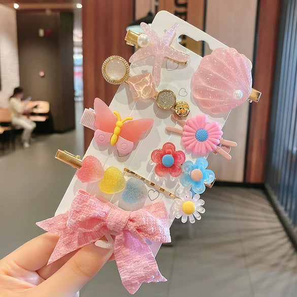 Women's Fabric Handmade Cartoon Plants And Flowers Style Side Bangs Hairpin Hair Accessories