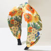 Women's Fabric Headband With Plants Flowers Print Vacation Style Hair Accessory