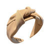 Women's Fabric Minimalist Handmade Widebrimmed High Cranial Top Headband Hair Accessory