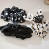 Women's Fabric Wave Dot Big Bow Handmade Hairpin Shark Clip Headwear