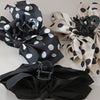 Women's Fabric Wave Dot Big Bow Handmade Hairpin Shark Clip Headwear