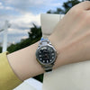 Women's Fashion Alloy Band Round Dial Quartz Bracelet Watch