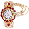 Women's Fashion Alloy Bracelet Quartz Watch With Round Dial