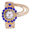 Women's Fashion Alloy Bracelet Quartz Watch With Round Dial