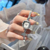 Women's Fashion Alloy Bracelet Square Mini Watch