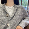 Women's Fashion Alloy Geometric Double Layer Sweater Chain Necklace With Electroplated Light Luxury Design