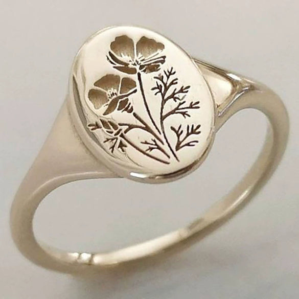 Women's Fashion Alloy Geometric Ring With Electroplated Finish Simple Light Luxury Style Statement Jewelry