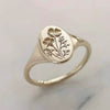 Women's Fashion Alloy Geometric Ring With Electroplated Finish Simple Light Luxury Style Statement Jewelry