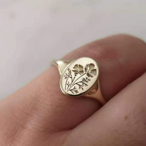Women's Fashion Alloy Geometric Ring With Electroplated Finish Simple Light Luxury Style Statement Jewelry