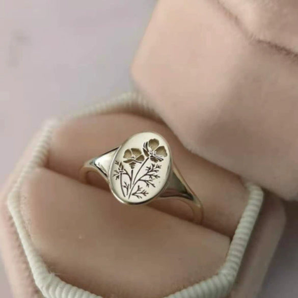 Women's Fashion Alloy Geometric Ring With Electroplated Finish Simple Light Luxury Style Statement Jewelry