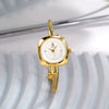 Women's Fashion Alloy Metal Braided Rope Bracelet Simple Quartz Watch With Round Dial