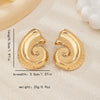 Women's Fashion Alloy Threader Earrings With Exaggerated Statement Design And Contemporary Trend Style