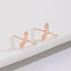 Women's Fashion Animal Zodiac Dragon Copper Electroplated Earrings