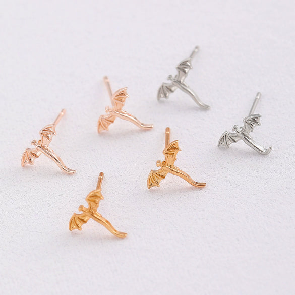 Women's Fashion Animal Zodiac Dragon Copper Electroplated Earrings