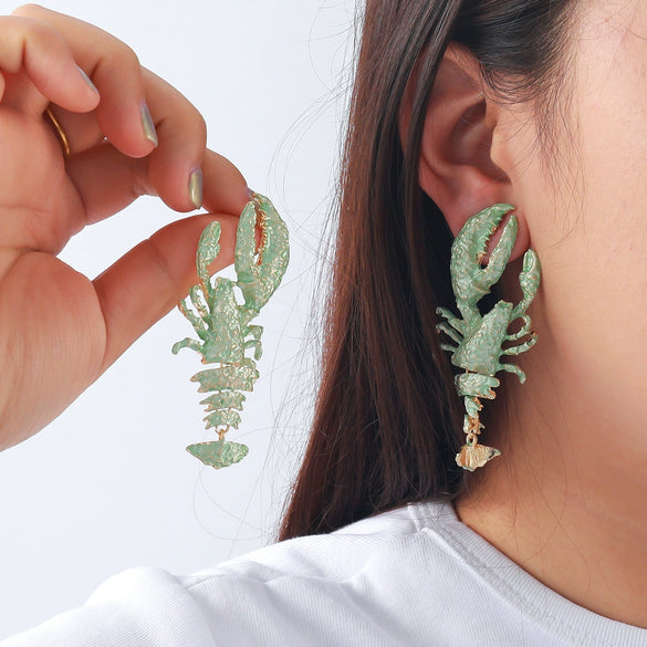 Women's Fashion Animal Zodiac Zinc Alloy Baking Paint Earrings