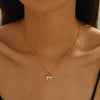 Women's Fashion Bow Pendant Necklace With Copper Chain Simple Electroplated Clavicle Necklace Exquisite Minimalist Jewelry